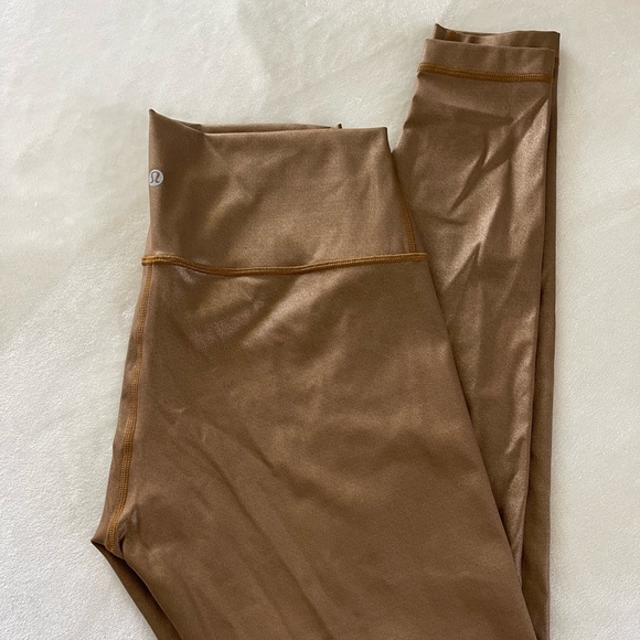 lululemon athletica Pants - Lululemon align leggings gold
